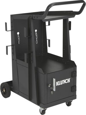 Our Take on the Klutch 2-Tier Welding Cart with Locking Cabinet